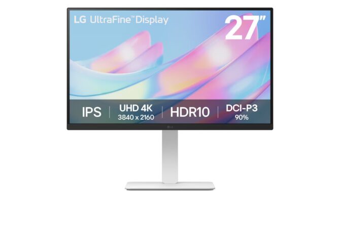 Monitor LG 27" LED IPS, 27US550-W, DP, 2xHDMI, 4K, HAS