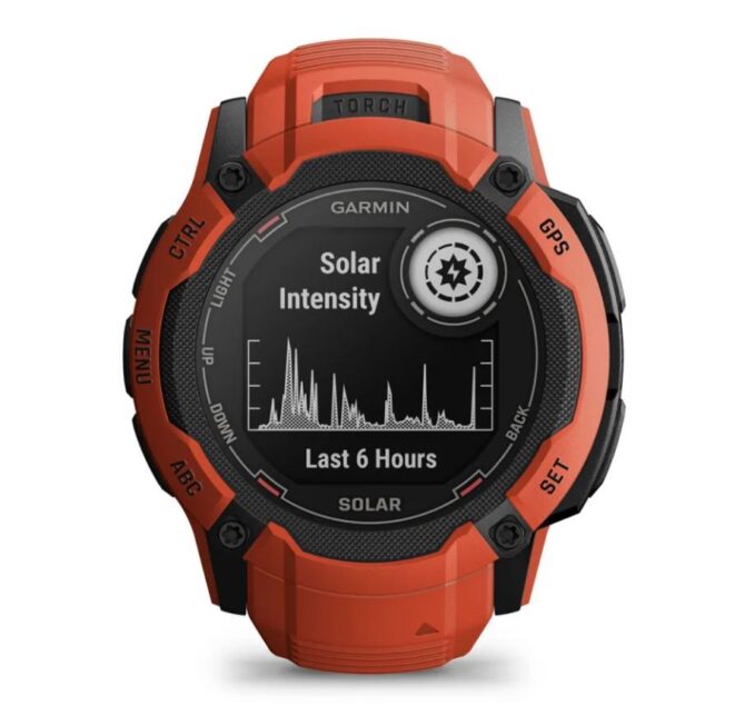 GARMIN Instinct 2X SOLAR Flame Red - Image 2