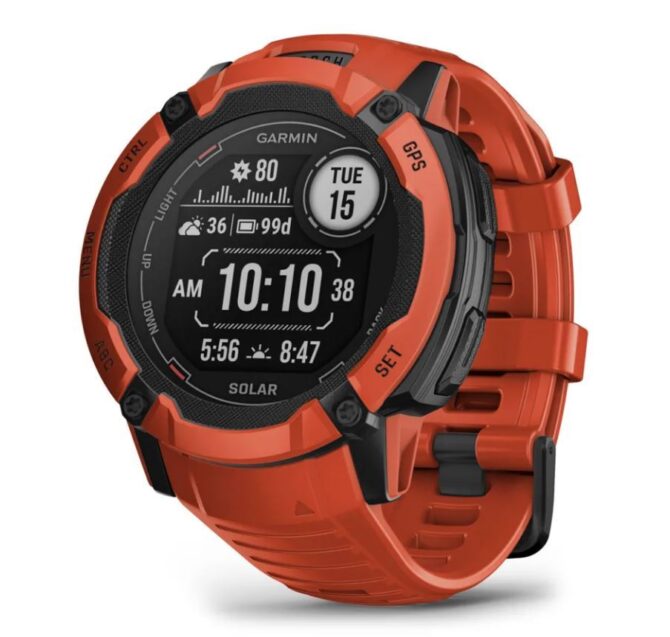 GARMIN Instinct 2X SOLAR Flame Red