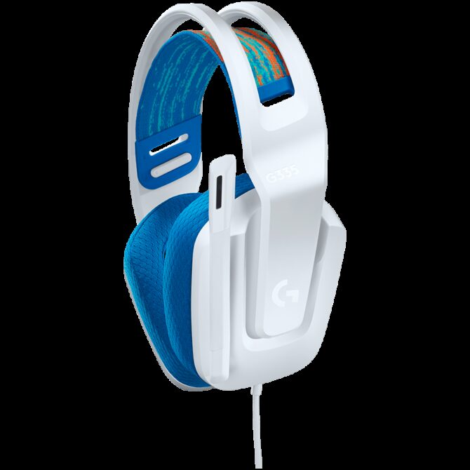 Logitech G335 Wired Gaming Headset - WHITE - 3.5 MM, 981-001018 - Slika 2