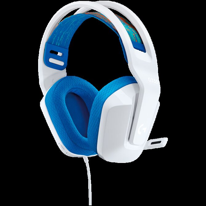 Logitech G335 Wired Gaming Headset - WHITE - 3.5 MM, 981-001018 - Slika 3