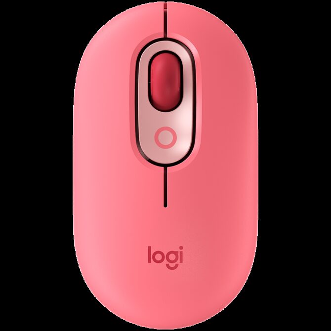 Logitech POP Mouse with emoji - ROSE - BT - EMEA28i-935 - FY25, 910-007413