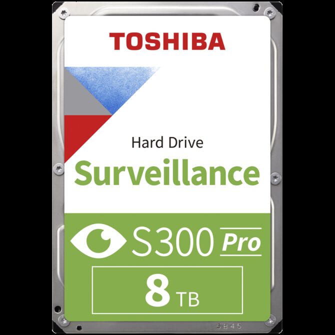 TOSHIBA S300 8TB 3.5-inch 7200 rpm Surveillance Hard Drive, HDWT380UZSVA - Slika 2