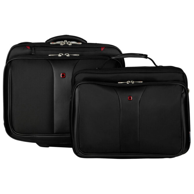 Wenger torba Patriot 2 za 17", dodatni slim case za 15.6" prijenosnik sa kotačima, crna - Slika 5