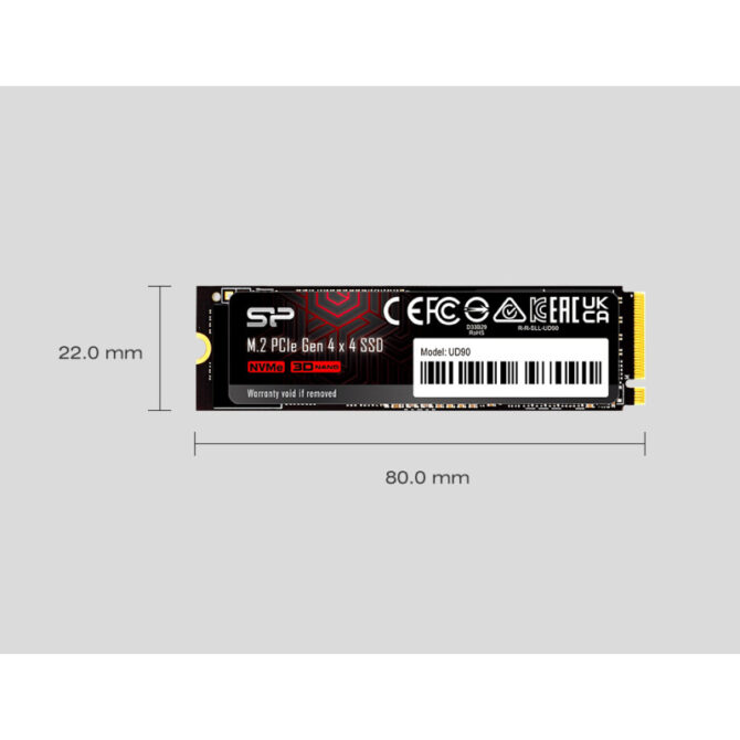 Silicon Power UD90 500GB SSD M.2 2280 PCIe NVMe Gen4x4 - Slika 14