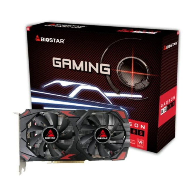 Biostar AMD Radeon RX580 8GB GDDR5/256-bit, PCIe 3.0, HDMI/2×DP (VGABIOATI0021) - Image 4