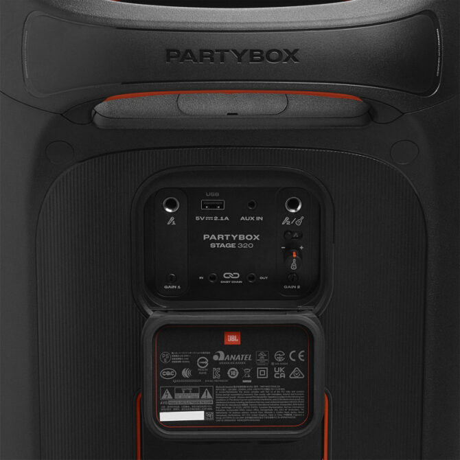 JBL PARTYBOX 320 Prijenosni bežični bluetooth zvučnik velike snage 240W, Bluetooth, USB, RGB osvjetljenje - Image 14