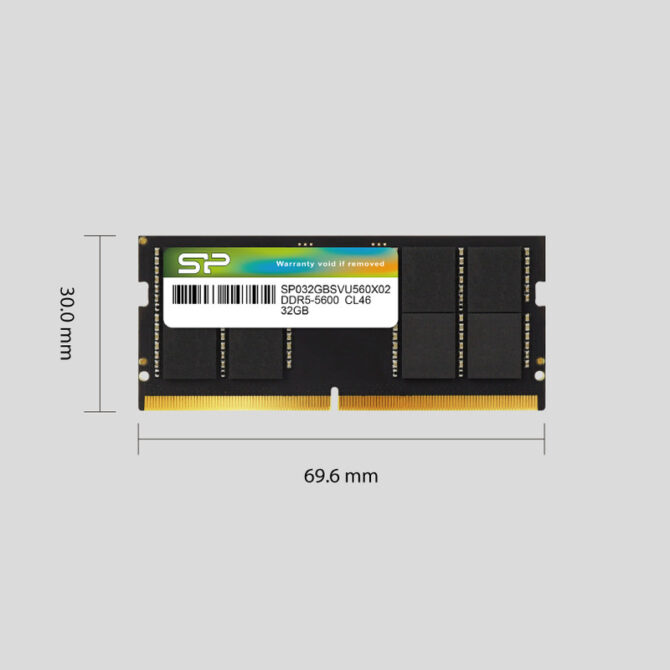 Silicon Power SO-DIMM 32GB DDR5 5600 MHz 1.1V CL46 - Slika 10