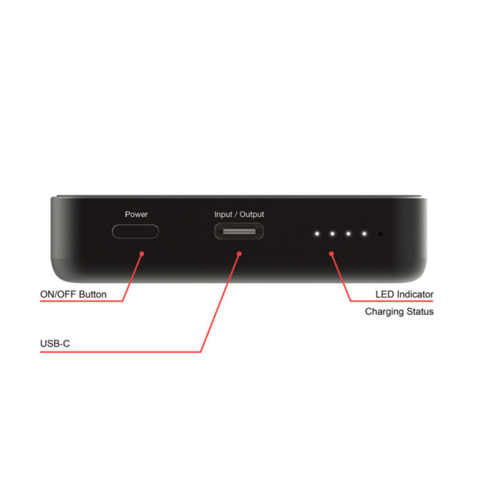 Verbatim Charge 'n' Go Essentials 10000mAh Powerbank Magnetic Wireless 15/20W - Image 3