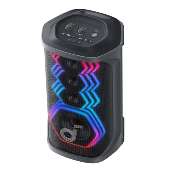 Anker Soundcore Rave 3 AI Karaoke portable Bluetooth speaker, 160W, IPX4, 12h playback, black (A31A3011) - Slika 2