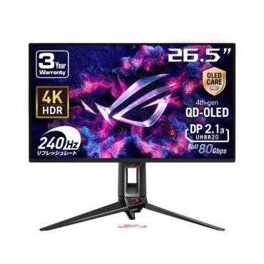 Monitor ASUS PG27UCDM 27", 4K, 2xHDMI, DP, USB-C, 240Hz