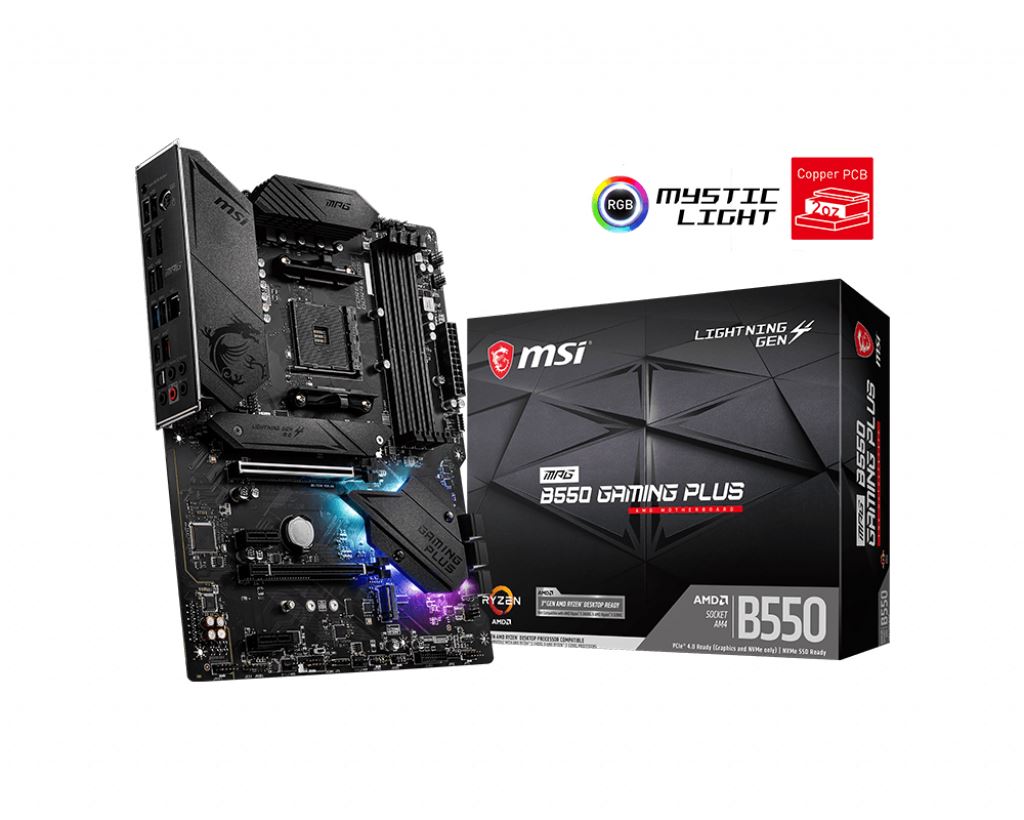 Matična ploča AM4 MSI MPG B550 GAMING PLUS - Slika 4