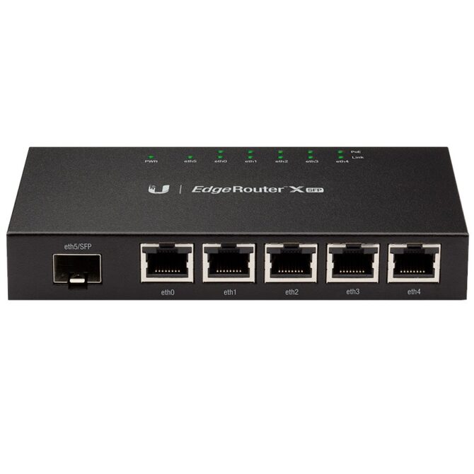 UBIQUITI EdgeRouter X SFP;, ER-X-SFP-EU