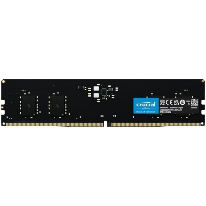 Crucial 16GB DDR5-5600 UDIMM CL46, CT16G56C46U5