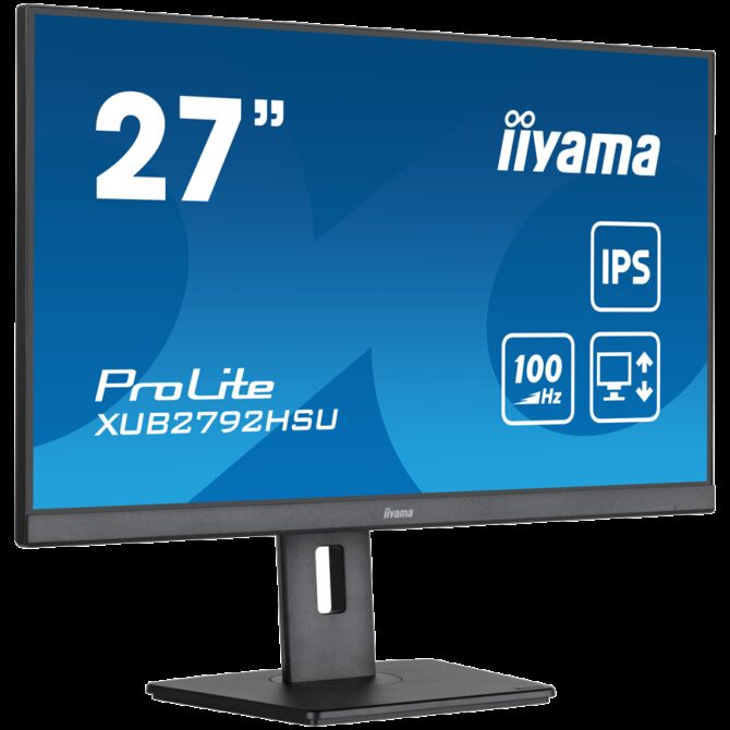 Monitor Iiyama LED XUB2792HSU-B6 27" IPS Slim-line 1920 x 1080 @100Hz 250 cd/m² 1300:1 0.4ms HDMI DP 4x USB 3.2 HDCP height, XUB2792HSU-B6 - Slika 2