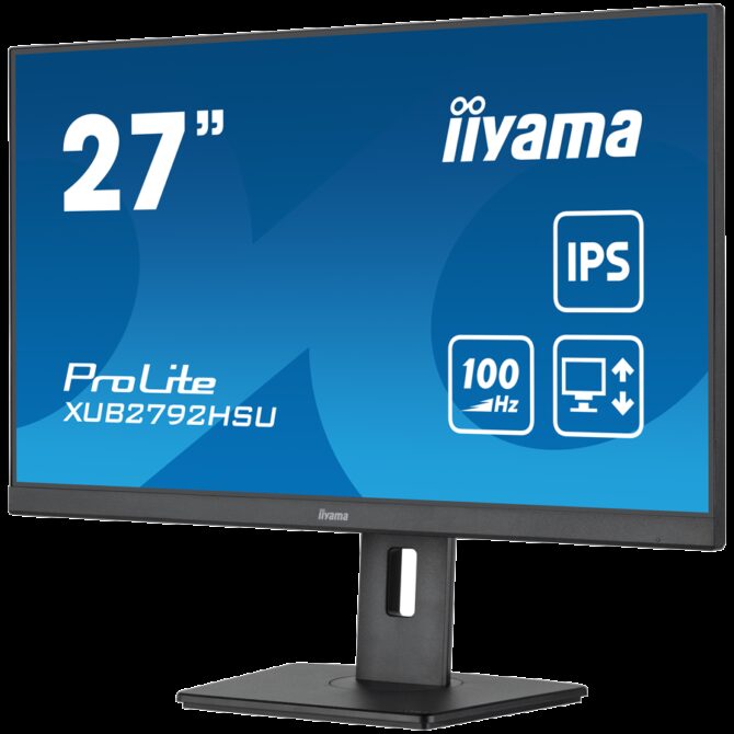 Monitor Iiyama LED XUB2792HSU-B6 27" IPS Slim-line 1920 x 1080 @100Hz 250 cd/m² 1300:1 0.4ms HDMI DP 4x USB 3.2 HDCP height, XUB2792HSU-B6 - Slika 3