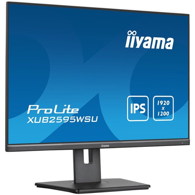 Monitor Iiyama LED XUB2595WSU-B5 25" IPS 1920 x 1200 16:10 300 cd/m² 4ms VGA HDMI DP USB Hub height, XUB2595WSU-B5 - Slika 2