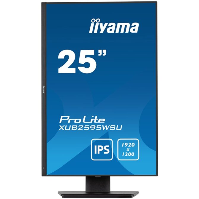 Monitor Iiyama LED XUB2595WSU-B5 25" IPS 1920 x 1200 16:10 300 cd/m² 4ms VGA HDMI DP USB Hub height, XUB2595WSU-B5 - Slika 3