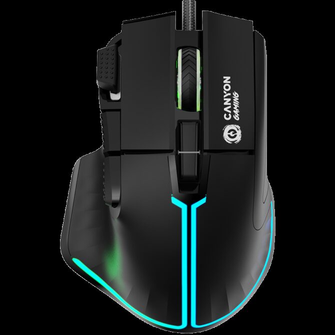 Canyon mouse Fortnax GM-636 RGB 9buttons Wired Black, CND-SGM636B