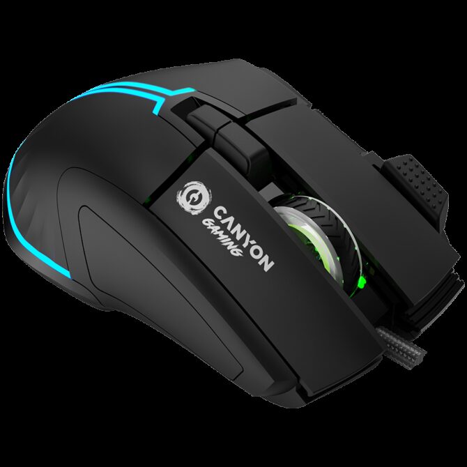 Canyon mouse Fortnax GM-636 RGB 9buttons Wired Black, CND-SGM636B - Slika 4