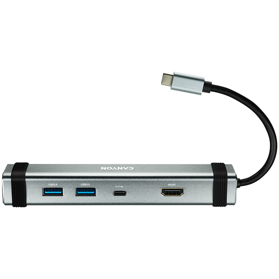 Canyon DS-3 Multiport Docking Station with 4 ports:1*Type C male+1*Type C female+2*USB3.0+1*HDMI, CNS-TDS03DG - Slika 5