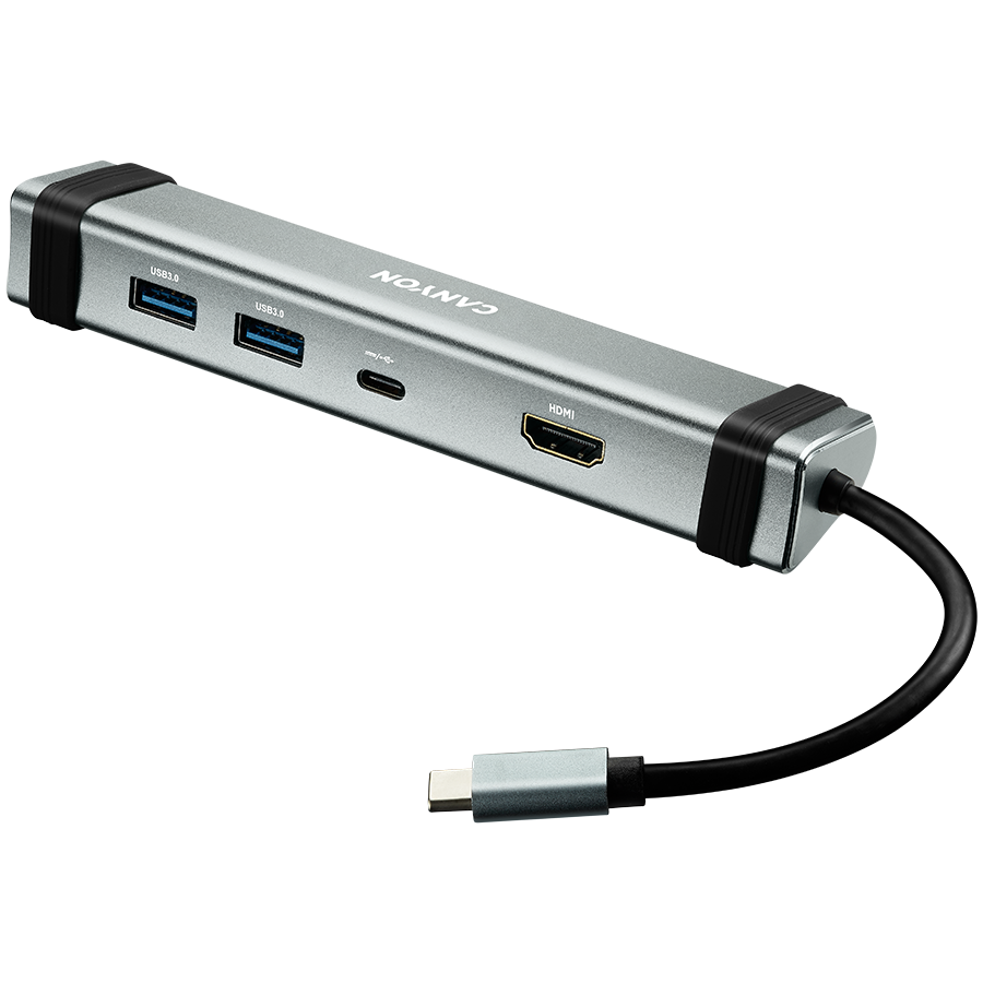 Canyon DS-3 Multiport Docking Station with 4 ports:1*Type C male+1*Type C female+2*USB3.0+1*HDMI, CNS-TDS03DG - Slika 6