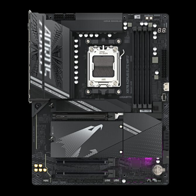 Gigabyte Mainboard Desktop X870 AORUS ELITE WIFI7, X870 A ELITE WIFI7 - Slika 2