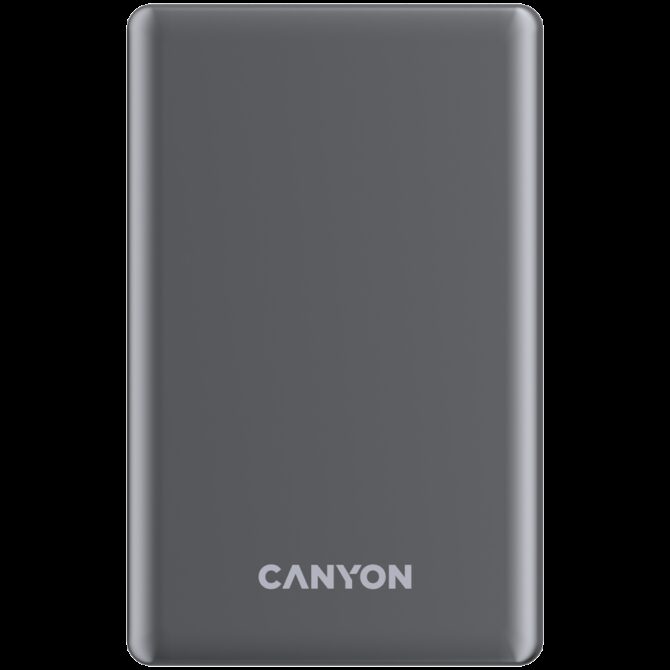 Canyon power bank OnPower 505 slim Magsafe 5000 mAh PD20W Dark Grey, CNS-CPB505DG