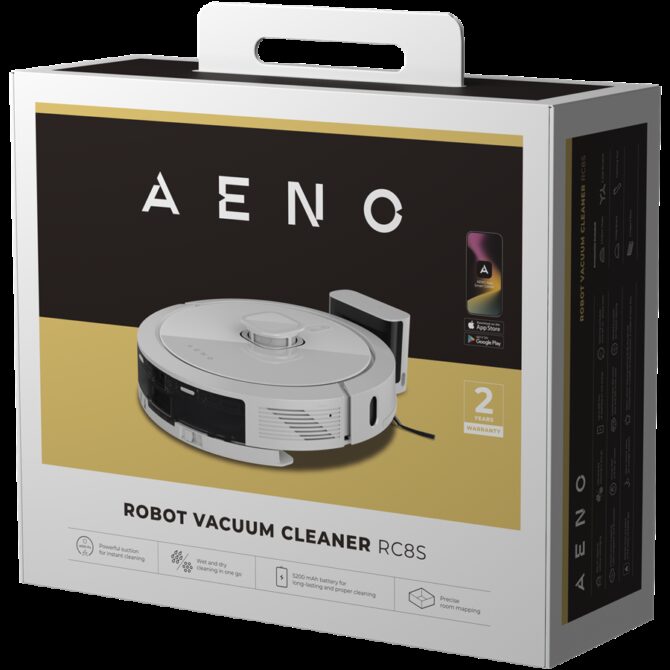 Laser Robot vacuum cleanerwith 5200 mah battery .2 in1 water tankand dustbin, ARC0008S - Slika 8