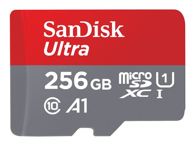 Sandisk Ultra microSDXC 256GB + Adapter, SDSQUAC-256G-GN6MA
