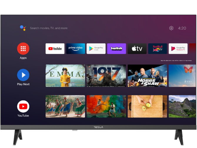 TV Tesla 32E635BHS, 32" Android TV, HD Ready