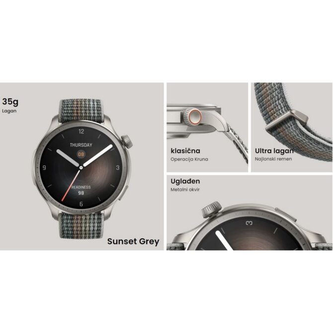 Amazfit Balance, Sunset Grey - Slika 4