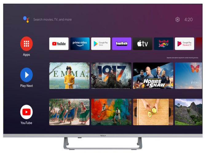 TV Tesla 65E635SUS, 65" Android TV, 4K UHD - Slika 4