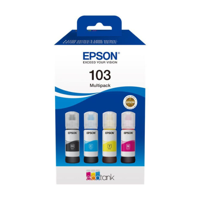 Epson tinta 103 EcoTank MULTIPACK (C13T00S64A)