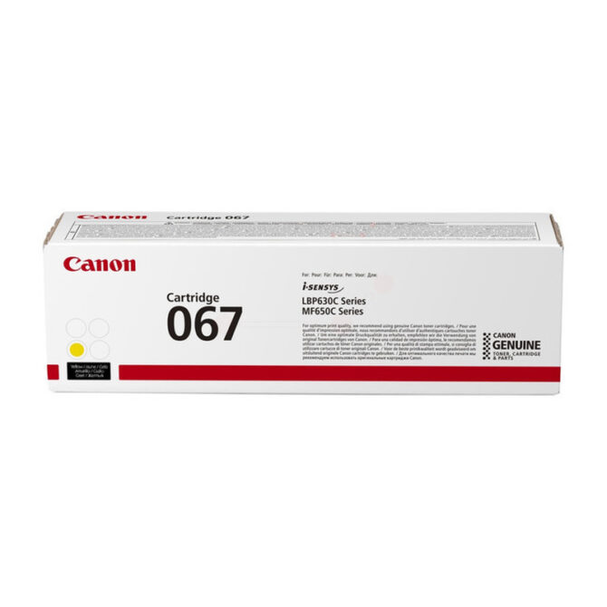 Canon toner CRG-067Y žuti 5099C002 (1250 str.)