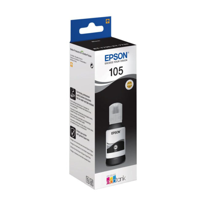 Epson tinta 105 EcoTank pigment crna (C13T00Q140) 140ml