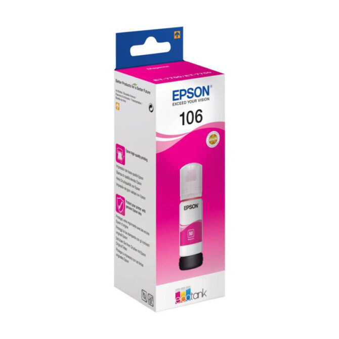 Epson tinta 106 EcoTank magenta (C13T00R340) 70ml