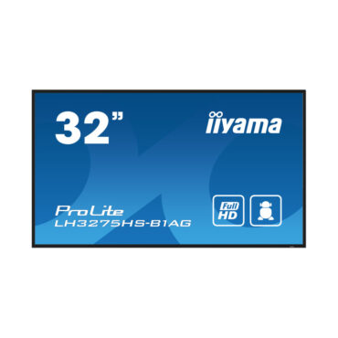 Iiyama 32" LH3275HS-B1AG 1920x1080, FHD IPS panel, Haze 25% 500cd/m2, Landscape and Portrait, Signal FailOver, Speakers 2x 10W, Multiple Inputs HDMI 3x, DisplayPort, DP-out (MST/Mirror/Tiling), US