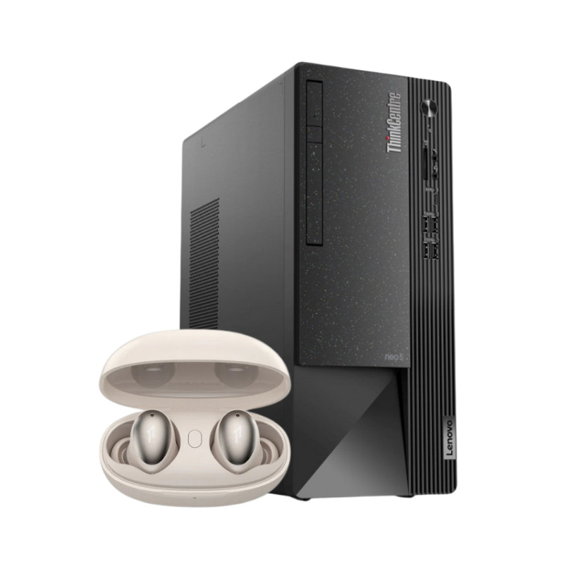 Lenovo ThinkCentre NEO 50t Gen 4 + 1More In-Ear bežične slušalice, 12JB0023CR-W11P