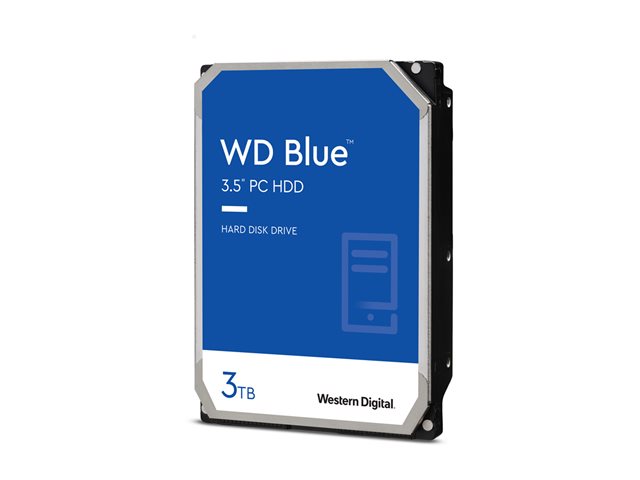 WD Blue 3TB SATA 3,5" PC 6 Gb/s HDD, WD30EZAX