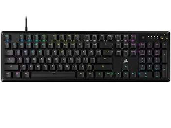 Tipkovnica Mehanička Corsair K70 RGB COREBacklit RGB LED, CORSAIR MLX Red, Black