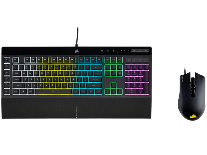 Tipkovnica Corsair K55 Pro + Harpoon RGB Pro Combo*