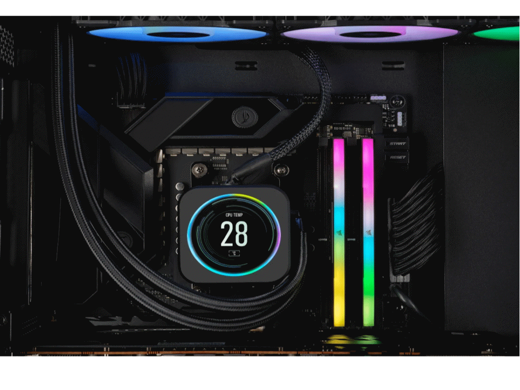 Memorija Corsair DDR5 Vengeance 32GB 6400MHz GreyDIMM CL36 2x16GB RGB XMP & EXPO - Slika 2