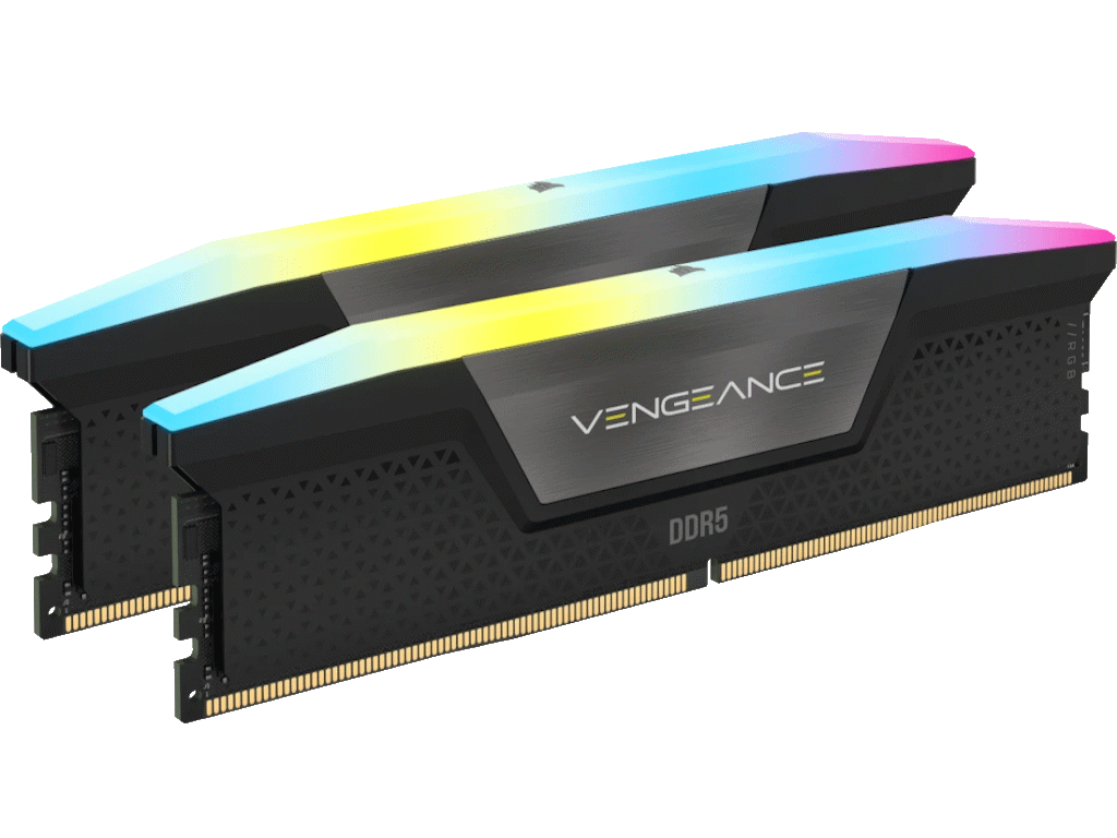 Memorija Corsair DDR5 64GB Vengeance 6400MHzDIMM CL32 2x32GB RGB XMP