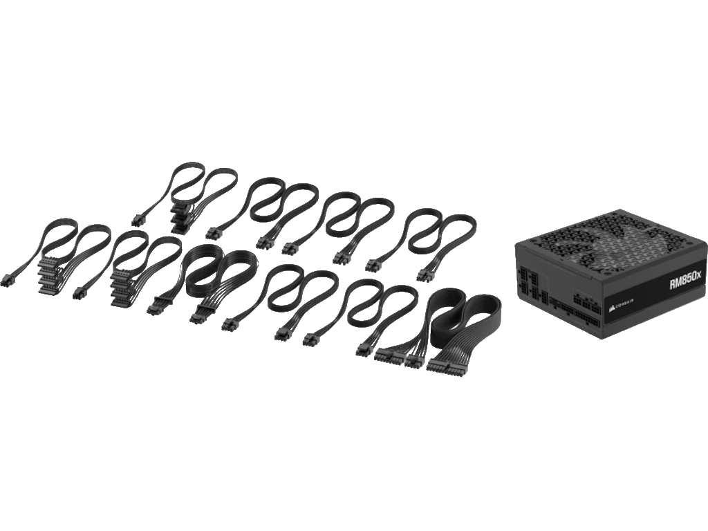 Napajanje Corsair RM850x, 850 Watt, ATX 3.1, Cybenetics GOLD Certified, Fully - Slika 2