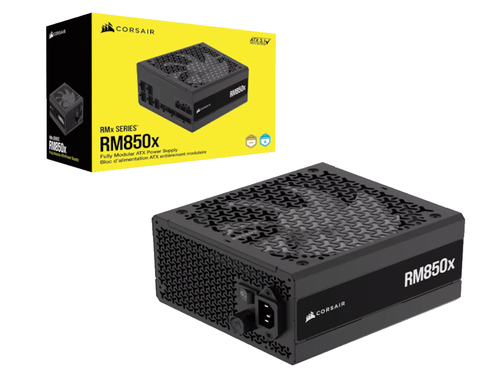 Napajanje Corsair RM850x, 850 Watt, ATX 3.1, Cybenetics GOLD Certified, Fully - Slika 3