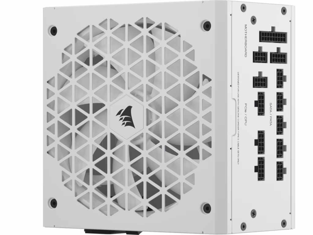 Napajanje Corsair RM850x Shift White, 850 Watt, 80 PLUS GOLD, Fully Modular - Slika 4