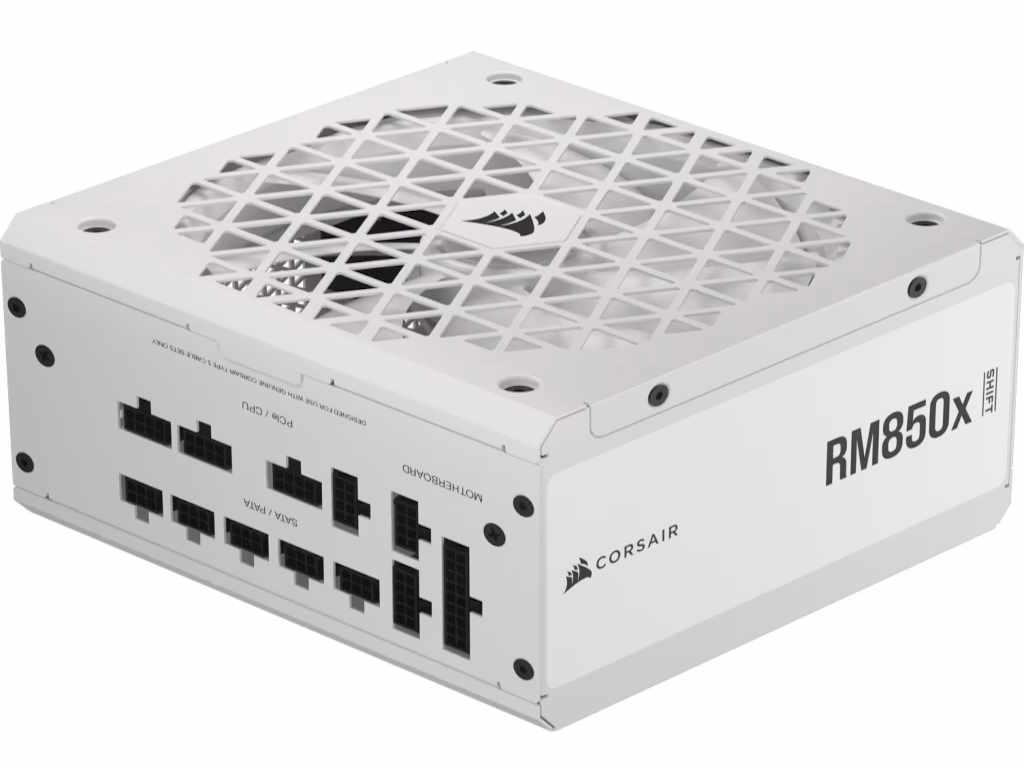 Napajanje Corsair RM850x Shift White, 850 Watt, 80 PLUS GOLD, Fully Modular - Slika 5