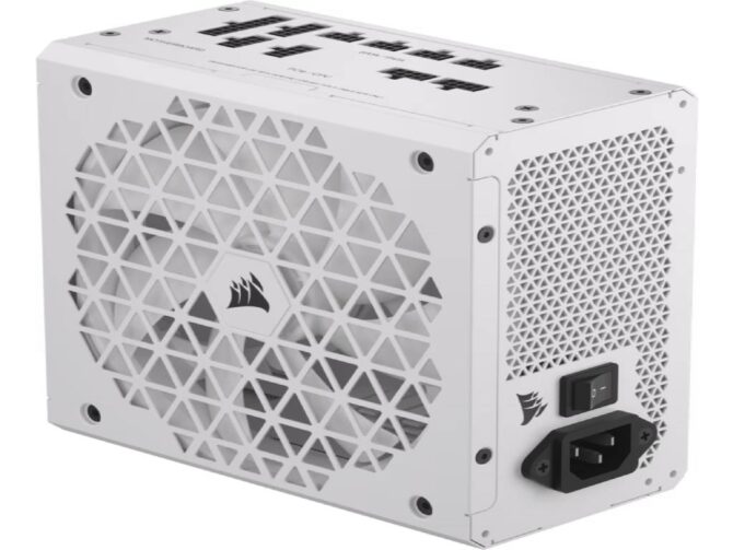 Napajanje Corsair RM1000x Shift White, 1000 Watt, 80 PLUS GOLD, Fully Modular Power Supply, ATX 3.1