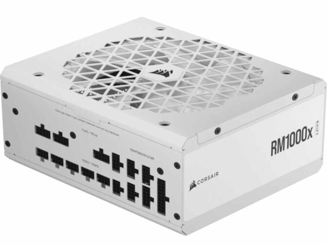 Napajanje Corsair RM1000x Shift White, 1000 Watt, 80 PLUS GOLD, Fully Modular Power Supply, ATX 3.1 - Slika 7